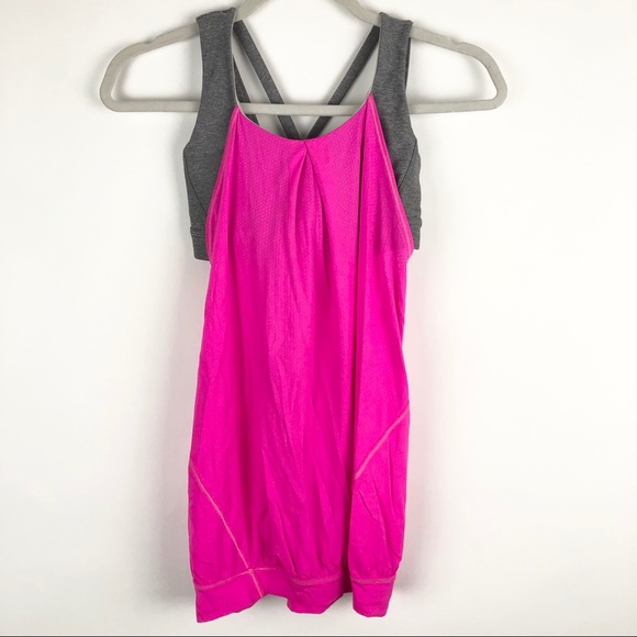 Lululemon Nouveau Limits Tank Raspberry Glo Light - Picture 5 of 10